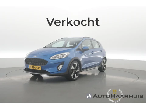 Ford Fiesta 1.0 EcoBoost Hybrid Active X | Rijklaar! | Trekhaak | WinterPack | E-Spiegels | Cruise | PDC | Climate | App.Connect | Rijmodi | LED | Bluetooth | 5-Deurs | 17'' V