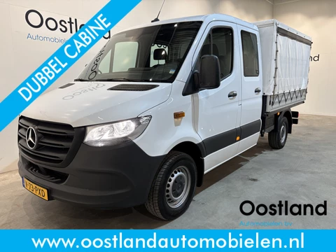 Mercedes-Benz Sprinter 317 1.9 CDI L2 RWD DC Open Laadbak met Huif en schuifzeilen / Airco / Cruise / Mbux / Trekhaak