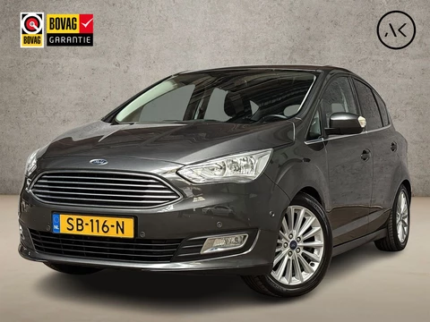 Ford C-MAX 1.0 Titanium (APPLE CARPLAY, GROOT NAVI, CLIMATE, GETINT GLAS, SPORTSTOELEN, PARKEERSENSOREN, CRUISE, NIEUWE APK, NIEUWSTAAT)