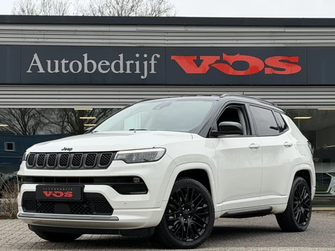Jeep Compass 4xe 240 Plug-in Hybrid | Leder | ACC | 19" lm | Elektrische stoel | Stuurverwarming