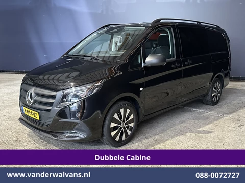 Mercedes-Benz Vito 116 CDI 164pk 9G-Tronic Automaat L2H1 Dubbele Cabine Fabrieksgarantie Euro6 Airco | 2x Zijdeur | 5-Zits | Camera | Navigatie LED, LM Velgen, 2500kg Trekhaak, Adaptieve Cruisecontrol, Parkeersensoren, MBUX