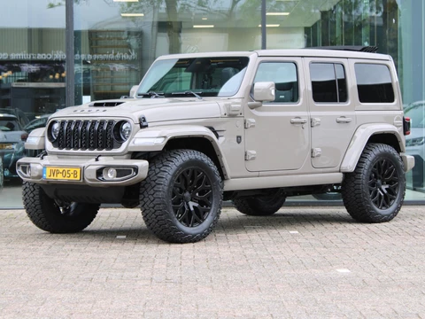 Jeep Wrangler Unlimited 4xe 380 Brute Custom Conversion Skyview | Alcantara / Treeplanken / 20inch / Full Option