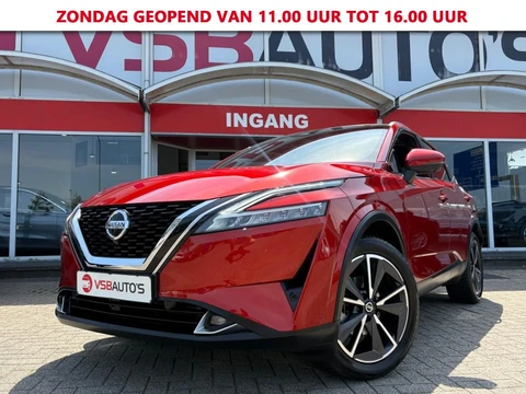 Nissan QASHQAI 1.3 MHEV AUT. 158PK TEKNA PANO-DAK NAVI 360-CAMERA HEAD-UP CARPLAY AIRCO LMV PDC