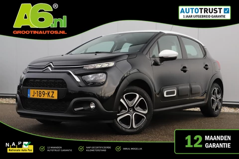 Citroen C3 1.2 PureTech Feel Navigatie Carplay Android Climate Cruise Control Rijstrooksensor Parkeersensor All-season banden!