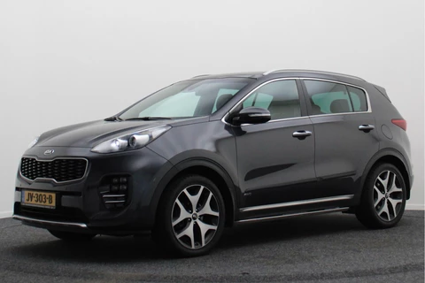 Kia Sportage 1.6 T-GDI 4WD GT-Line Automaat Panoramadak, Leer, Camera, Navigatie, Stuur-/Stoelverw., 19"