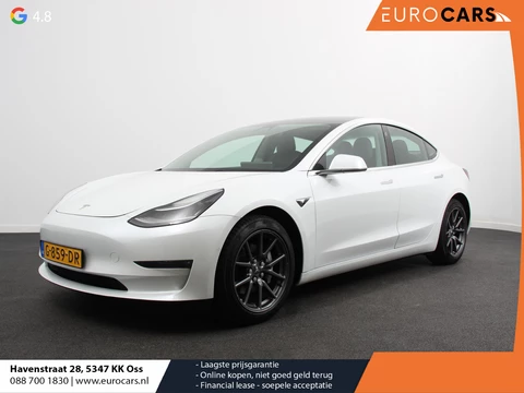Tesla Model 3 Long Range AWD 75 kWh SOH 86% Navigatie Panorama dak 360 camera Parkeersensoren Stoelverwarming 19" lichtmetalen velgen Ledverlichting Leder Climate Control