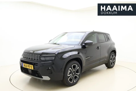 Jeep Avenger Summit 54 kWh | Navigatie | LED projector koplampen | Elektrische achterklep | 18'' lichtmetalen velgen | Camera | Stoelverwarming | Snel leverbaar!