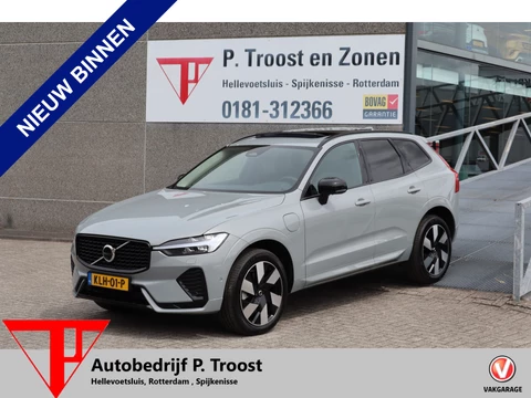 Volvo XC60 2.0 T8 Plug-in hybrid AWD Dark Soh 100% FABRIEKSGARANTIE Panoramadak/Stoelverwarming v+a/Stuurverwarming/Harman kardon audio/360 graden camera/Elektrische stoelen met geheugen/Adaptieve cruis control/Lane assist/Apple carplay/Elektrische achterklep