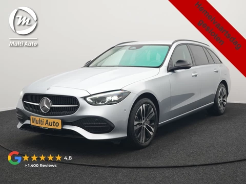 Mercedes-Benz C-Klasse Estate 300 e Avantgarde PHEV 313pk Dealer O.H. | Trekhaak Af Fabriek | Camera | Night Pakket | Sportstoelen Verwarmd | Apple Carplay | Sfeerverlichting | Navigatie | Virtual | DAB | Plug In Hybrid