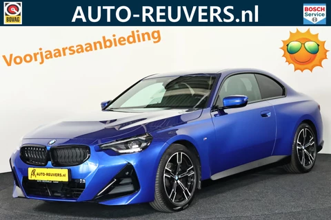 BMW 2 Serie Coupé 218i / LED / HUD / Navi / CarPlay / Portimao Blauw