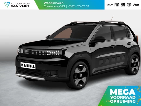Fiat Grande Panda La Prima 7,4 kW 44 kWh | Uit voorraad leverbaar | Clima | Cruise | Camera | Apple Carplay | 17" | Navi | Winter Pack