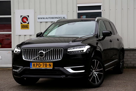 Volvo XC90 2.0 T8 Recharge AWD Core Bright Longe Range*Perfect Volvo Onderh.*Pilot ass./ACC/Elek. Trekhaak/Leder/Stoelverw.V+A/Stuurverw./Apple Carplay-Android/H&K/Dodehoek/Full LED/Camera/Parkeersens.V+A/19 inch LM*