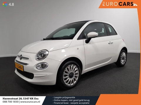 Fiat 500 C 1.0 Hybrid Lounge Navigatie Parkeersensoren Achter Cruise Control Lichtmetalen Velgen Climatronic