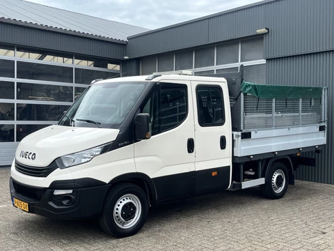 Iveco Daily 35S12D 2.3 345 Euro 6 Trekgewicht 3500kg 6 persoons  Airco Pick-up Open laadbak Bakwagen 1e eigenaar P-up