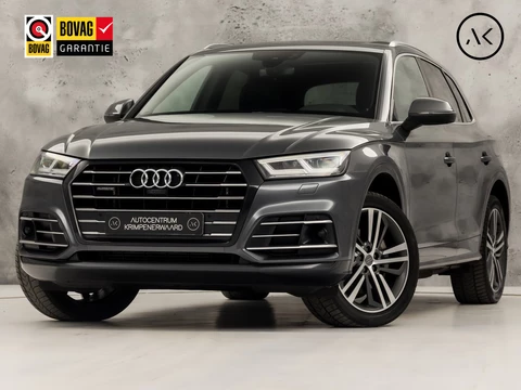 Audi Q5 55 TFSI e quattro S-Line Competition 367Pk Automaat (PANORAMADAK, VIRTUAL COCKPIT, NAPPA LEDER, BANG&OLUFSEN, ELEK SPORTSTOELEN, 360 CAMERA, SFEERVERLICHTING, STOELVERWARMING ACHTER, ADAPTIVE CRUISE, NIEUWSTAAT)