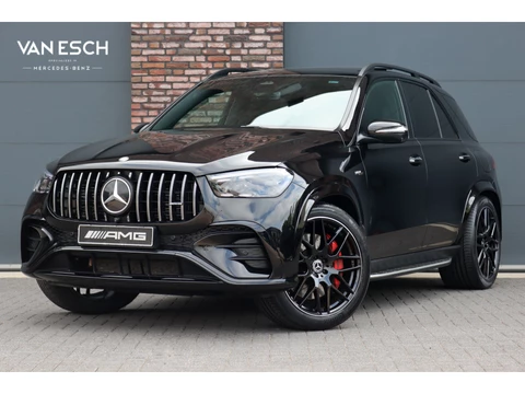 Mercedes-Benz GLE AMG 53 Hybrid 4MATIC+ Premium+ | Luchtvering | Stoelventilatie | Massage | Trekhaak | Burmester | Vlakkenverwarming | Soft-Close | Surround Camera | Nappa Leder | HUD |