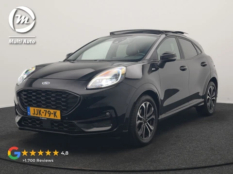 Ford Puma 1.0 EcoBoost ST-Line X 168pk Dealer O.H | Trekhaak Afn. | Panodak | Adaptive Cruise | Bang & Olufsen | Camera | Sportstoelen & Stuur Verwarmd | Keyless | Virtual | Navigatie | DAB | 17"L.M |