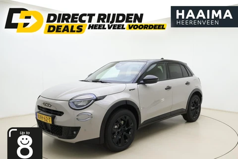 Fiat 600e La Prima 54 kWh | DEMO | 8 Jaar fabrieksgarantie | Massagestoelen | Camera | Elektrische achterklep | Zwart dak | Keyless | Lichtmetalen velgen black