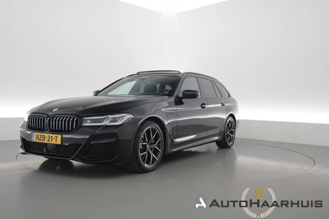 BMW 5 Serie Touring 530e xDrive M Sport | Pano | HUD | Laser | Memory | Camera | Harman Kardon | Elek. Trekhaak | Leder | 19''