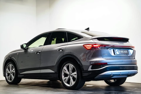 Audi Q4 Sportback e-tron 45 quattro S-Line 82 kWh|98,3%SOH|Pano dak|Trekhaak|Acc|Head up