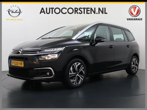 Citroën Grand C4 Spacetourer 131PK 7-Persoons Trekhaak Pano.raam Navi Camera Ecc Apple Carplay Android Auto Pdc Regen-Lichtsensor Lmv 17" Led Isofix 1.150KG Trekgewicht Origineel Nederlandse Auto