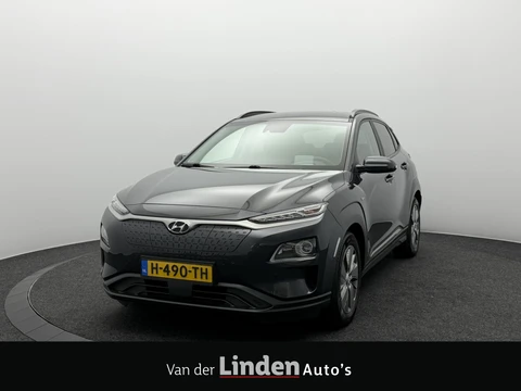 Hyundai Kona EV Premium 64 kWh 3- Fase SOH 95,4% | Warmtepomp | Camera | Navigatie | Head-Up Display | Leer | Led