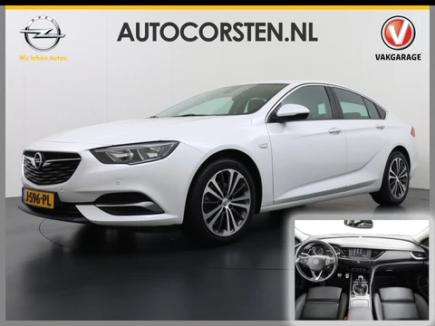 Opel Insignia Grand Sport 1.5T 165PK Leer Executive Camera Trekhaak Navi Apple Carplay Android Pdc AGR-Comfort Stoelen LED Ecc Cruise Control Business Executive Comfort Stoelen Regen-Lichtsensor Sensor dodehoek Verkeersherkenning Rijstrooksensor 1e Eigenaar Origineel Nederlandse Auto