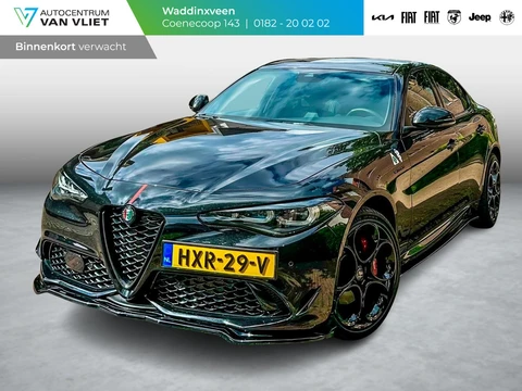 Alfa Romeo Giulia 2.0 Turbo 280pk AWD Veloce | Ragazzon | Schuif/Kanteldak | Stoel&Stuur Verwarming | Adapt. Cruise | Matrix LED | Flippers | Apple Carplay