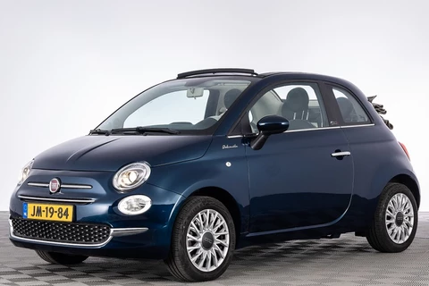 Fiat 500C 1.0 Hybrid Dolcevita | Half LEDER | AIRCO | VELGEN | CARPLAY -HEMELVAART OPEN!-