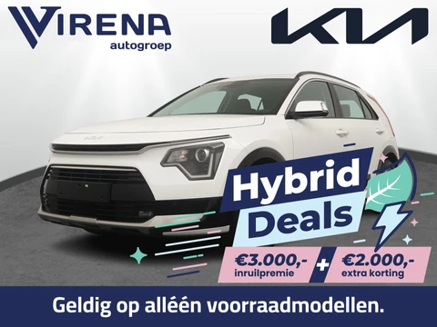 Kia Niro 1.6 GDi Hybrid DynamicLine - €5.000, voordeel Navigatie - Achteruitrijcamera - Parkeersensoren - Aplle & Android Carplay - Nieuw uit voorraad leverbaar