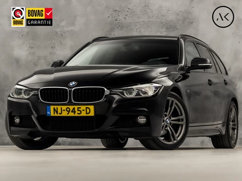 BMW 3 Serie 320i M Sport High Executive 184Pk Automaat (GROOT NAVI, M PAKKET, DEALER ONDERHOUDEN, LEDER, STOELVERWARMING, SPORTSTOELEN, PARKEERSENSOREN, GETINT GLAS, SPORT AUTOMAAT, NIEUWSTAAT)
