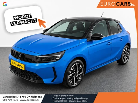 Opel Corsa 1.2 Turbo 100pk Facelift Navigatie By App Wireless Stoel en Stuurverwarming Parkeersensoren Airco Cruise Control Vertigo Black Roof  LMV Android Auto