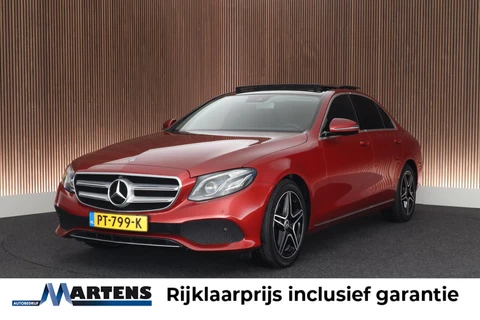 Mercedes-Benz E-klasse 220 d 194pk Premium Plus Trekhaak Leder 360Camera Burmester Memory Panoramadak Navigatie