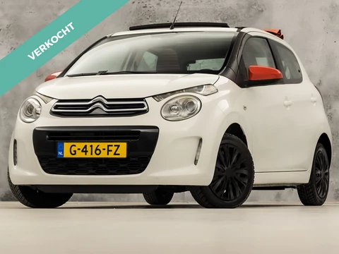 Citroën C1 1.2 PureTech Shine Sport (CABRIOLET, SCHERM, OPEN DAK, CRUISE, SPORTSTOELEN, BLUETOOTH, NIEUWE APK, NIEUWSTAAT)
