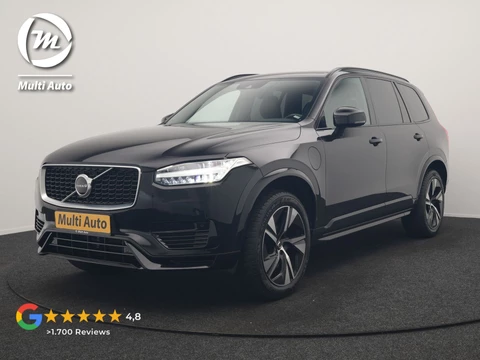Volvo XC90 T8 Twin Engine AWD R-Design 7 Persoons PHEV 392pk Dealer O.H | Trekhaak Af Fabriek | Adaptive Cruise | Harman / Kardon | Lederen Sportstoelen Memory & Verwarmd | Apple Carplay | Navigatie | Virtual | DAB | 20"L.M | Plug In Hybrid | 