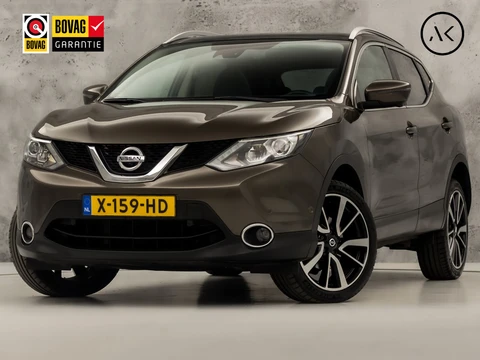 Nissan QASHQAI 1.6 dCi Tekna 4WD (PANORAMADAK, NAVIGATIE, LEDER, 360 CAMERA, ELEK SPORTSTOELEN, STOELVERWARMING, GETINT GLAS, CRUISE, NIEUWSTAAT)