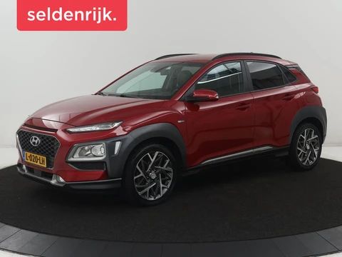 Hyundai Kona 1.6 GDI HEV Premium | Apple Carplay | LED | Stoelverwarming | KRELL Sound | Leder | Stuur/stoel verwarming | Camera | Park assist |