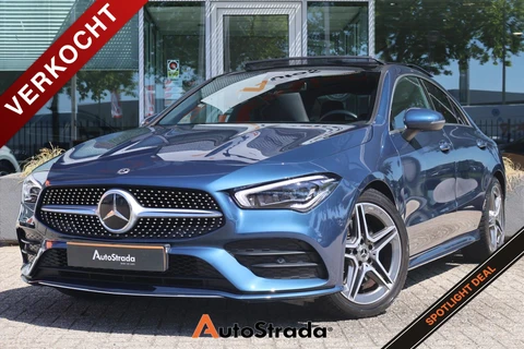 Mercedes CLA Coupé 200 AMG-LINE 163pk I Pano I Sfeerverlichting I Navi I Memory I Stoelverwarming | ACC