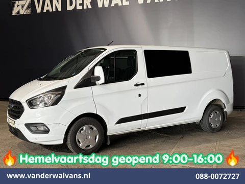 Ford Transit Custom 2.0 TDCI 130pk L2H1 Dubbele Cabine Euro6 Airco | 6-Zits | Camera | Apple Carplay Android Auto, Cruisecontrol, Stoelverwarming, Parkeersensoren, Achterklep