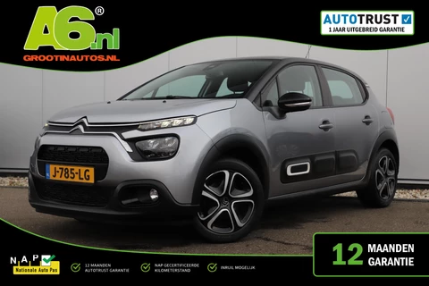 Citroen C3 1.2 PureTech Feel Navigatie Carplay Android Climate Cruise Control Rijstrooksensor Parkeersensor All-season banden!