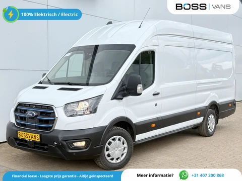 Ford E-Transit 68kWh L4H3 316km WLTP BEV Snelladen Carplay Climate control 360° camera Parkeersensoren v+a Stoelverwarming