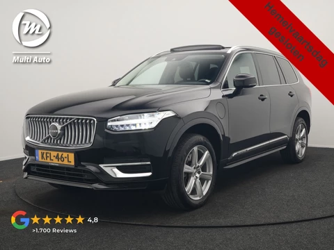 Volvo XC90 T8 Recharge AWD Inscription 7 Persoons PHEV 394pk | Panodak | Adaptive Cruise | Camera | Lederen Sportstoelen Memory & Verwarmd | Stuur Verwarmd | Keyless | Blis | Apple Carplay | Navigatie | DAB | Plug In Hybrid |