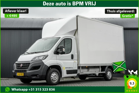 Fiat Ducato **2.3 MultiJet | Bakwagen met Laadklep | Euro 6 | 141 PK | Cruise | Camera | Airco | Navigatie**