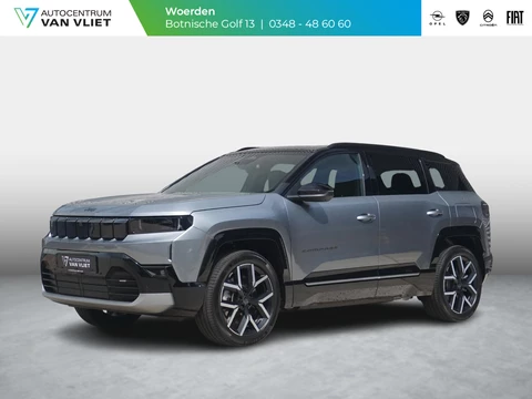 Jeep Compass First Edition 74 kWh | Uit voorraad leverbaar !| Adapt. Cruise | Camera | Carplay | 20" | Elektr. A-Klep | Navi | Winter Pack | Schuif/Kanteldak | Premium Pack | Conv. Pack | Warmtepomp