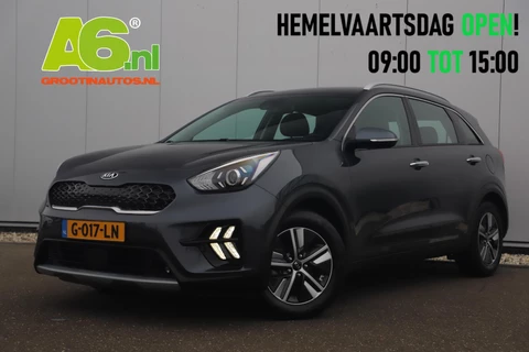 Kia Niro 1.6 GDi Hybrid DynamicLine 140PK Automaat Half Leder Navigatie Camera Adaptive Cruise Clima Carplay Android