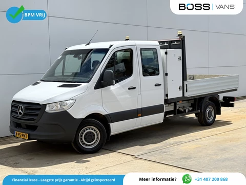 Mercedes-Benz Sprinter 314 2.2 CDI DC Open Laadbak Dubbele cabine 6-persoons Trekhaak Navigatie Carplay Climate control
