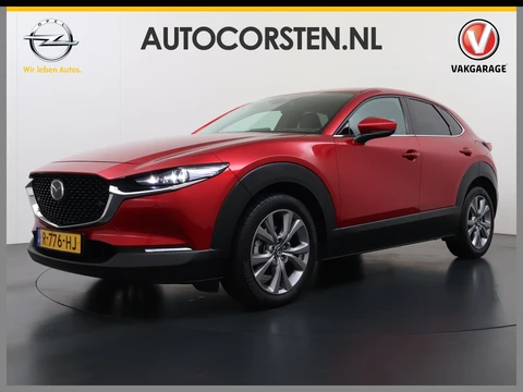 Mazda CX-30 2.0I M.Hybrid Luxury Automaat Leder+Memory Adap.Cruise Bose®-Audio Camera Stuur+Stoelverwarming Navi Bluetooth Apple Carplay/Android Auto e-SkyActiv-G Dodehoekdetectie Elek.Achterklep Keyless Regen-Lichtsensor Privacy Glas Lmv Isofix 1e Eigenaar Origineel Nederlandse Auto