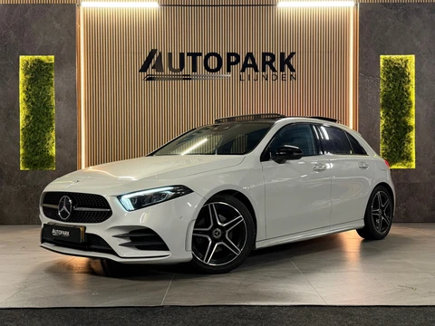 Mercedes-Benz A-klasse 180 Business Solution AMG |PANO|MEMORY|KEYLESS|LANE ASSIST|SFEERVERLICHTING|NAP|NL AUTO|DEALER ONDERHOUDEN|