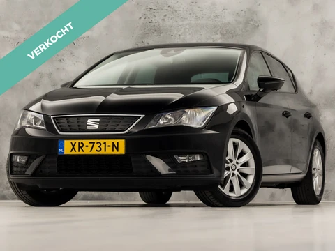 SEAT Leon 1.0 TSI Intense Sport (APPLE CARPLAY, NAVIGATIE, CLIMATE, GETINT GLAS, PARKEERSENSOREN, SPORTSTOELEN, KEYLESS, LM VELGEN, NIEUWSTAAT)