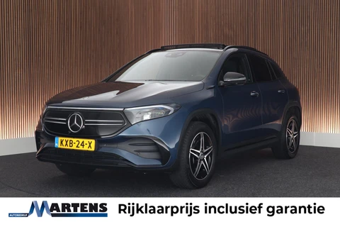 Mercedes-Benz EQA 250 190pk AMG Line 67 kWh SOH 98% Trekhaak 360Camera Memory HUD Burmester Panoramadak Navigatie